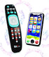 Baby Remote Control Toy and Smartphone Bundle, Pretend Playset for Toddlers, Musical Toys with Light and Sound for Kids