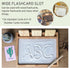 Montessori Sand Tray with Flashcard Holder and Flashcards | Play Sand & Wooden Stylus | Sensory Bin | Tactile & Sensory