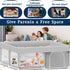 50x50 Inch, Baby Playpen Playpen for Babies and Toddlers Baby Playpen Fence Playard Activity Center, Without MAT