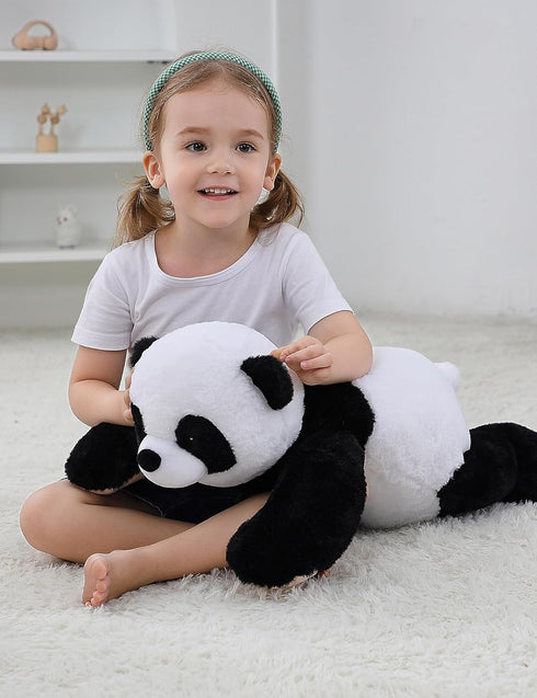 5lb, 24in Weighted Panda Stuffed Animals Weighted Panda Plush for Kids Adults Boys Girl, Cute Plushies Soft Pillow Toy