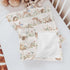 Selgkds 50x60inch Pastel Animals Bows Floral Mushroom Baby Blankets for Girls Boys Cute Bear Deer Bunny Hedgehog