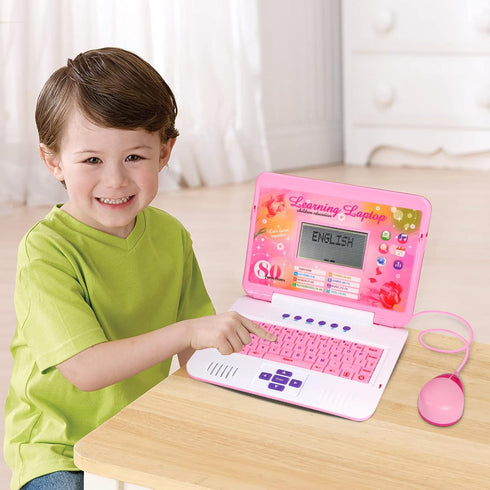 LESHITIAN Kids Laptop - 80 Learning Activities for Alphabet, Words, Mathematics, and Music for Ages 5+
