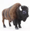 Gemini&Genius North American Bison Figurine Animal Toy, Hand Painted Bull Action Figure for Kids