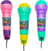 The Dreidel Company Echo Mic, Kids Echo Microphones, Durable Lightweight Fun Play Toys, Music Party Favor (3-Pack)