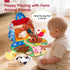6-12 6 1 hahaland Baby Toys Months - Surprise Barn with Stuffed Farm Animals with Real Sounds - Montessori Toys