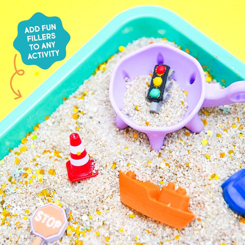 Pack, Glo Pals Fun Fillers Sensory Play Accessories Themed Accessories for Sensory Bins (Explore + Learn)
