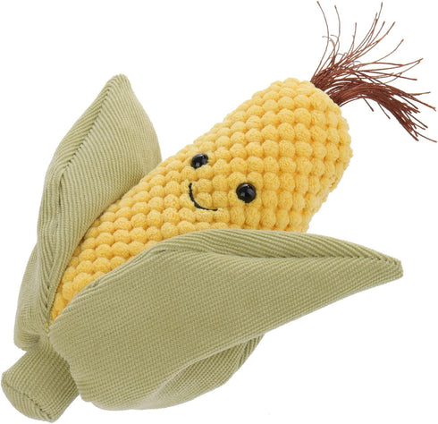 6 Inch Apricot Lamb Plush Food Toy, Soft Cuddly Fresh Corn Stuffed Animal Perfect for Child