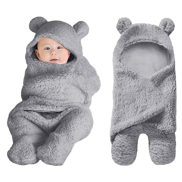 XMWEALTHY Cute Baby Items Newborn Plush Nursery Swaddle Blankets Soft Infant Girls