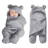 XMWEALTHY Cute Baby Items Newborn Plush Nursery Swaddle Blankets Soft Infant Girls
