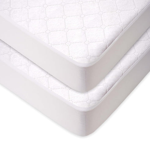 American Baby Company 2 Pack Waterproof Fitted Crib Mattress Protector 52" x