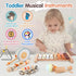 Set, 9PCS 1, 2, 3 Wooden Toddler Musical Instruments Kids Montessori Toys, Baby Toys with Xylophone & Drum, Educational