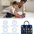 Gojmzo Busy Board Montessori Toys for 1-4 Year Old Boys & Girls, Sensory Toys for Toddlers, Educational Travel Toys