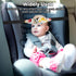 ZHOMA 3 Pcs Baby Head Support for Car Seat, Adjustable Band Strap for Stroller, Soft Neck Relief Slumber Sling