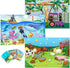 40 Pack Disposable Placemats for Baby, 12" x 18" Sticky Kids Eating Mat, Toddler Place mat for Restaurants