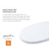 V2, 2022 100% Stokke Sleepi Mini Fitted Sheet by Pehr Grey Dotty - Not Compatible with Mini Mattress Made Before August