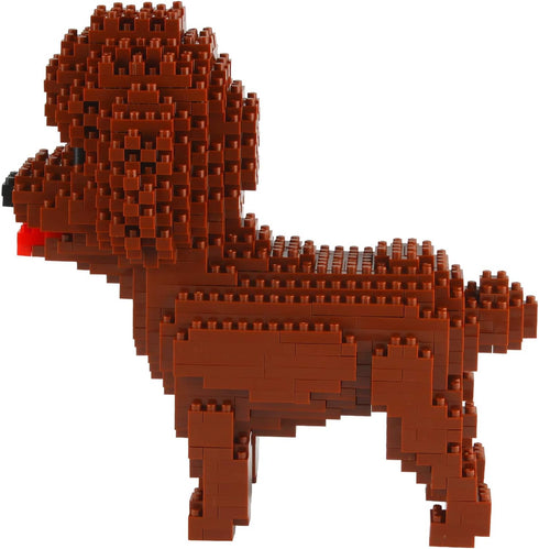 Larcele Micro Dog Building Blocks Set, Mini Pet Building Toy Bricks, 950 Pieces KLJM-02 (Poodle)