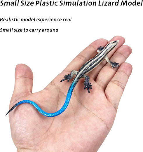 NAKIMO (Set Plastic Lizard Toys Lizard Figurine Realistic Fake Lizards Artificial Model Reptile Toy for Cake Decoration