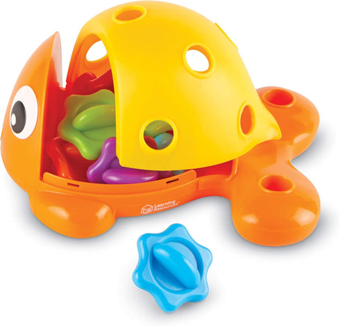 Learning Resources Finn the Fine Motor Fish, 12 Pieces, Fine Motor and Sensory Toy for Toddlers