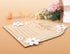 Wooden Hello World for Baby Showers - Newborn Birth Announcement Board,Daisy Wooden Baby Milestone Card,Welcome Baby