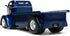 1:24 1947 Jada Toys Just Trucks Ford COE Flatbed Die-cast Car Dark Blue/White with Tire Rack, Toys for Kids and Adults