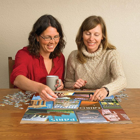 Cobble Hill 1000 Piece Puzzle - Where to Next? - Includes Sample Poster