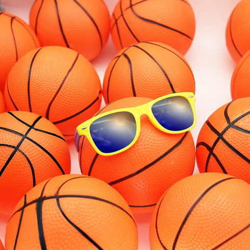 30Pcs 7" Inch Mini Basketball Balls Bulk - Small Basketball Set with Pump for Indoor Outdoor Play and Party Favors