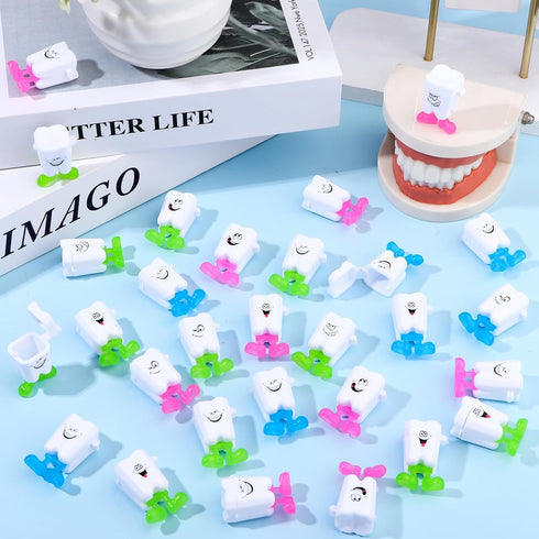 Haomian 100-Piece Tooth Saver Necklaces Tooth Necklace Little Box for Lost Teeth, Milk Teeth Storage Cases for Tooth