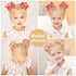 40PCS 3Inch Hair Bows for Girls, Grosgrain Ribbon Toddler Hair Accessories with Alligator Clips for Kids