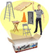 Wrestling Referee Action Figure & Accessory Set for Wrestling Action Figures