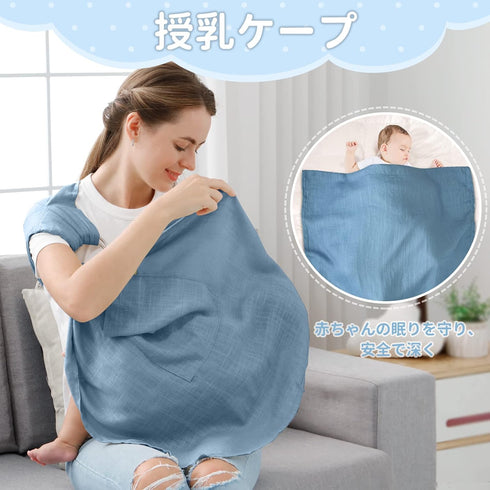 vrbabies (Rainbow-2) Double Ring Sling Baby Carrier for Newborn to Toddler,Adjustable Muslin Infant Wearing Wraps