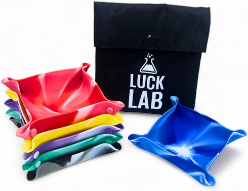 Luck Lab Board Game Storage Bowls, 6-Pack Folding Tray Accessory for Tabletop Bits and Pieces