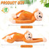Libima 12 Pack 17.8 Inch Large Hanging Monkey Stuffed Animals Plush Toy with Hook and Loop Fastener