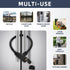 Secure Black Refrigerator Lock with Keys, 19.7" Childproof Cable Lock for French Door Fridge & Cabinet