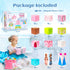 3+ 3-4 4-5 6-8 Hiwawind Updated Magnetic Blocks-Princess Castle, Creative Magnetic Building Blocks Toddler Toys