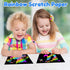 ZMLM Scratch Art for Kids, 60 Rainbow Scratch Paper Art Supplies Kits for Birthday Gift and Crafts