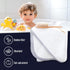 2 Pack 37.5x37.5 Baby Bath Towel - Rayon Made from Bamboo - Ultra Soft Hooded Towels for Babies,Toddler,Infant