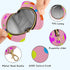 Polka Dots Round Pacifier Storage Case with Zipper, Portable Pacifier Case for Travel, Diaper Bag & Purse, Pacifier