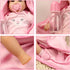 Lifelike Reborn Baby Dolls Girl, 16" Realistic Vinyl Silicone Toddler Soft Body Newborn Gift Set, 3 Years+