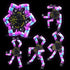 Hdnpea 4 Pcs Fidget Toys Bulk Transformable Fidget Spinner for Kids and Adults,