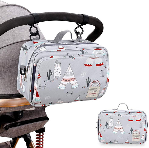 MOMIGO Baby Diaper Caddy Bag - Diaper Caddy Tote Baby Stroller Bag