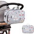 MOMIGO Baby Diaper Caddy Bag - Diaper Caddy Tote Baby Stroller Bag