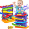 Toddler Toys for 1 Year Old Boy - 2 in 1 Pound Ball Toy & Car Ramp Race Track Learning Active Developmental Toys