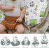 Watercolor Soccer Game Baby Nursing Pillow Covers for Boy Girl Fun Soccer Lovers Nursing Pillow Slipcovers
