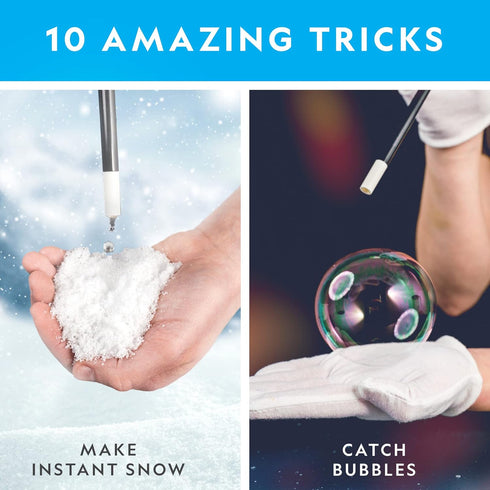 Magic Chemistry Set - Science Kit for Kids with 10 Amazing Tricks, STEM Projects and Experiments, Great Gift for Boys
