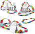 Car Track Pieces, Race Track Accessory Replacement Only, 32Pcs STEM Track Kit DIY Playset for Kids (Not Include Car)