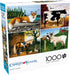 Buffalo Games Charles Wysocki Animal Collage: 1000 Piece Jigsaw Puzzle for Adults, Finished Size 26.75 x 19.75