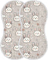 decor gift 4 Pack 22x11in Cotton Burp Cloth Breathable Funny Farm Bunny Flower washcloths for Babies Girls and Boys