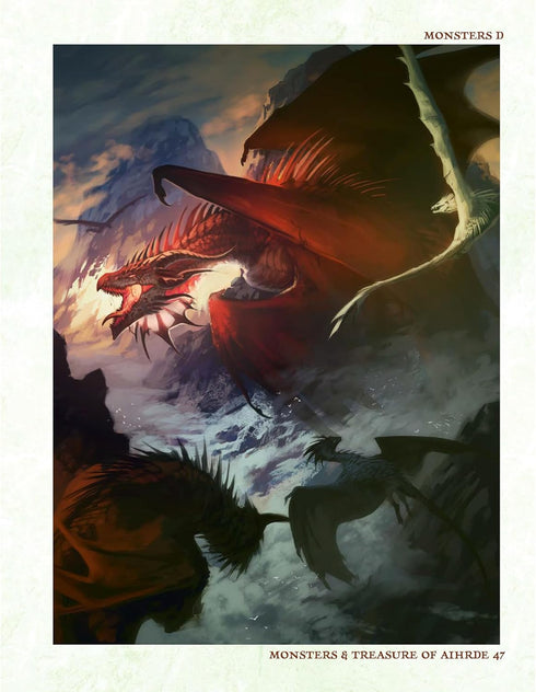 After Winter Dark: Monsters & Treasure of Aihrde - Hardcover RPG Book by Troll Lord Games