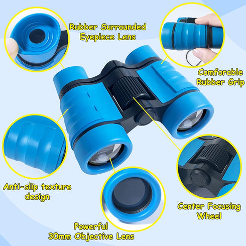 ESSENSON Binoculars for Kids, Toys Gifts for Ages 3-12, Telescope for Outdoor Play, Hiking, Bird Watching
