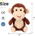 Talking Monkey Electric Plush Toy - Easfan Repeat What You Say Nodding Funny Interactive Buddy for Kids Toddlers,